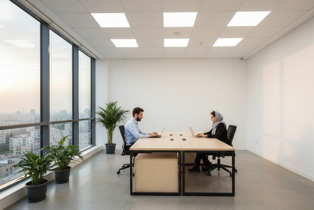 استفاده از چراغ اداری LED برای روشنایی در دفاتر