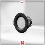 چراغ توکار ال ای دی LED آلتون مدل  دنیز قطر 5 (بدنه مشکی) -DE07