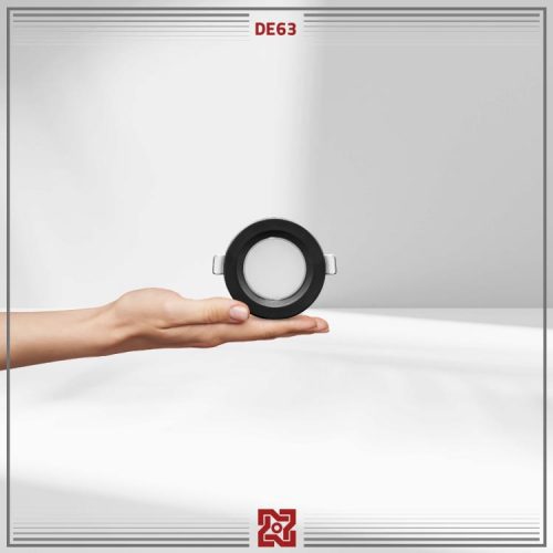 چراغ توکار ال ای دی LED آلتون مدل  دنیز قطر 6 (بدنه مشکی) -DE63 - Image 2