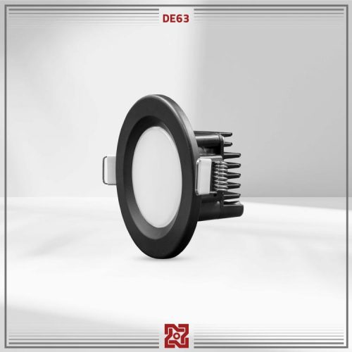 چراغ توکار ال ای دی LED آلتون مدل  دنیز قطر 6 (بدنه مشکی) -DE63