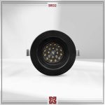 چراغ توکار ال ای دی LED آلتون مدل  نورا قطر 12 (بدنه مشکی) – زاویه 90 – DR32 - Image 3