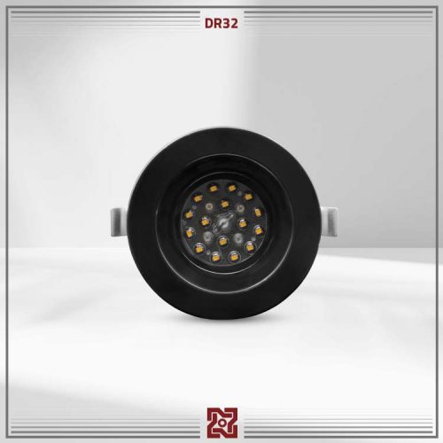 چراغ توکار ال ای دی LED آلتون مدل  نورا قطر 12 (بدنه مشکی) – زاویه 90 – DR32 - Image 3
