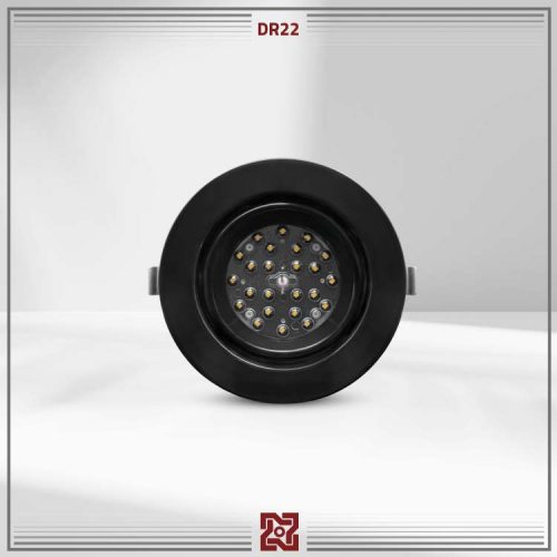 چراغ توکار ال ای دی LED آلتون مدل  نورا قطر 15 (بدنه مشکی) – زاویه 90 – DR22 - Image 3