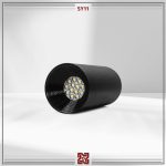 چراغ روکار LED استوانه ای شاینا رنگ مشکی