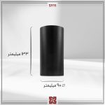 چراغ روکار LED استوانه ای شاینا رنگ مشکی - Image 2