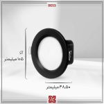 چراغ توکار ال ای دی LED آلتون مدل دنیز قطر 7.5(بدنه مشکی) - DE53 - Image 4