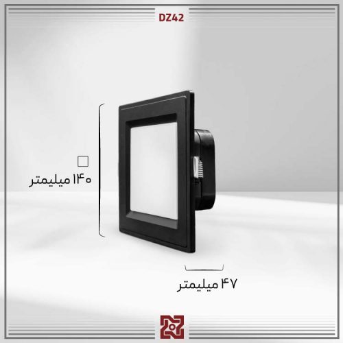 چراغ توکار ال ای دی LED آلتون مدل  زمرد 10 * 10 (بدنه مشکی) –DZ42 - Image 4