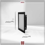 زمرد DZ63 - چراغ روشنایی توکار -  مربع 20*20 - بدنه مشکی - لومن 2000 - Image 3