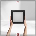 چراغ 30 * 30 (بدنه مشکی) زمرد مدل DZ74 - Image 2
