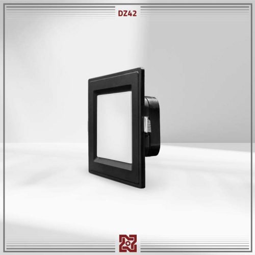 چراغ توکار ال ای دی LED آلتون مدل  زمرد 10 * 10 (بدنه مشکی) –DZ42