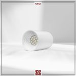 چراغ روکار استوانه ای شاینا رنگ سفید مدل SY12