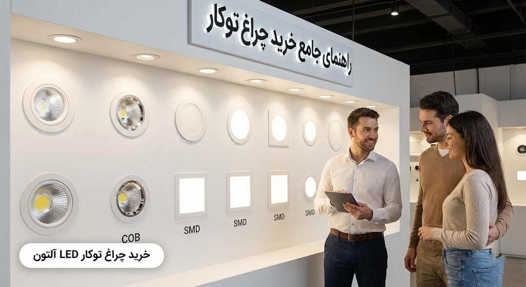 راهنمای جامع خرید چراغ توکار